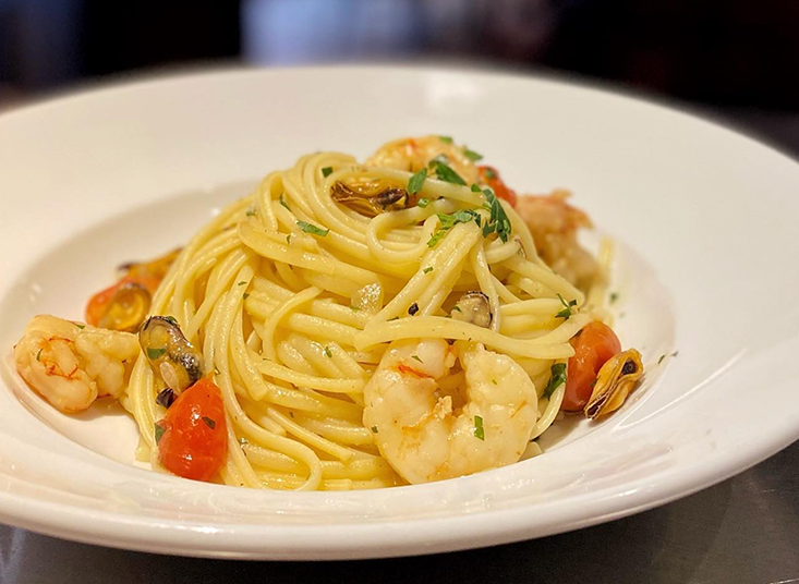 linguine Crevettes, Calamars et Gambas_